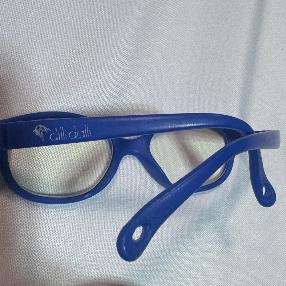 Blue Kids Glasses with Case - Cake Pop - Cobalt Blue